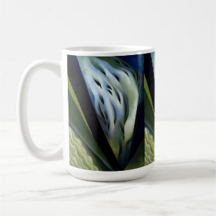 Blue and Green Music von Georgia O'Keeffe Kaffeetasse