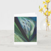 Blue and Green Music von Georgia O'Keeffe, Karte (Gelbe Blume)