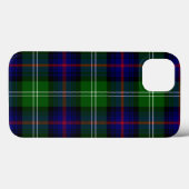 Blue and Green Scottish Clan Sutherland Tartan Case-Mate iPhone Hülle (Rückseite (Horizontal))