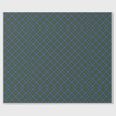 Blue and Green Tartan/Karierte Geschenkwrap Geschenkpapier (Flach)