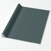 Blue and Green Tartan/Karierte Geschenkwrap Geschenkpapier (Ungerollt)
