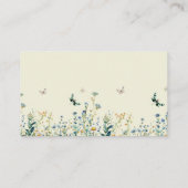 Blue and Green Wildblume books Begleitkarte (Rückseite)