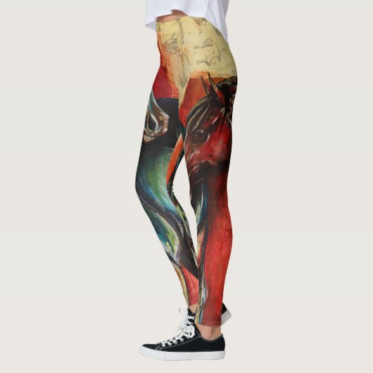 "Blue and Gus" Art Leggings (Links)