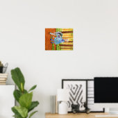 Blue and Hound Dog Poster (Heimbüro)
