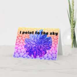 Blue and Jose Hierro Card Karte