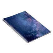 Blue and Lila Galaxy Dream Journal Notizblock (Rechte Seite)