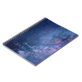 Blue and Lila Galaxy Dream Journal Notizblock (Linke Seite)