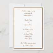 Blue and Lila Seashells Wedding Einladungen (Rückseite)