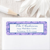 Blue and Lilac Floral Wedding (Insitu)