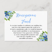 Blue and Navy Flowers with Foliage Begleitkarte (Vorderseite)