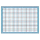Blue and Navy Gingham Tablecloth Küche oder Patio Tischdecke (Vorderseite (Horizontal))