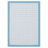 Blue and Navy Gingham Tablecloth Küche oder Patio Tischdecke (Vorderseite)