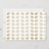 Blue and Orange Graduation Einladung (Rückseite)