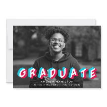 Blue and Pink Anaglyph | Foto Graduation Party