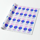 Blue and Pink Candy Wrapping Paper Geschenkpapier (Ungerollt)