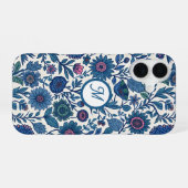 Blue and Pink Delight iPhone 16 Hülle (Rückseite (Horizontal))