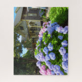 Blue and Pink Hydrangeas - Martha's Vineyard Jigsa Puzzle (Vertikal)