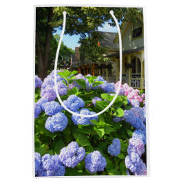 Blue and Pink Hydrangeas - Martha's Vineyard Mediu Mittlere Geschenktüte