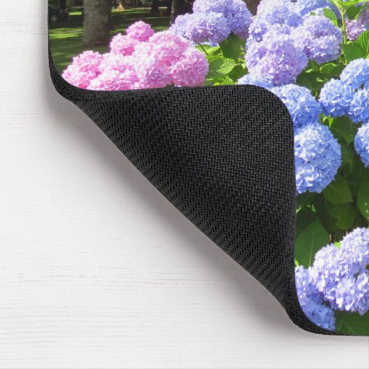 Blue and Pink Hydrangeas - Martha's Vineyard Mousepad (Ecke)