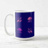 Blue and Pink Kaffeetasse (Links)