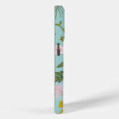 Blue and Pink Wüste Floral Phone Case (Rückseite / Rechts)