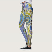 Blue and Purple by Lydia's Art Sangria Leggings (Links)