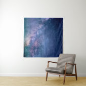 Blue and purple galaxy digital wandteppich (Beispiel (Horizontal))