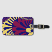 Blue and Red Loop Gepäckanhänger (Vorderseite (Horizontal))