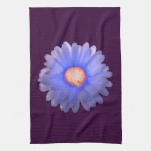 Blue and Red Marigold Kitetücher Handtuch