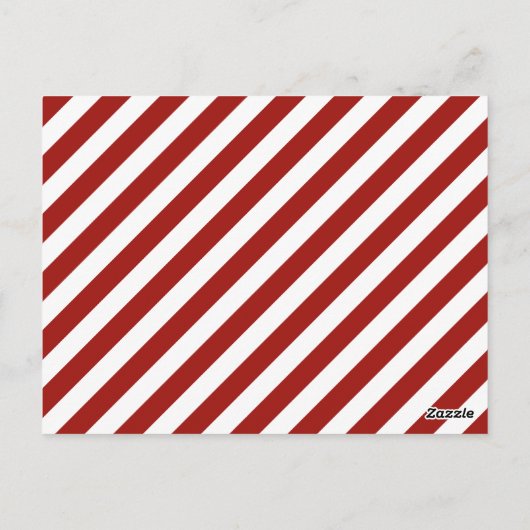 Blue and Red Nautic Tischnummer Postcard (Rückseite)