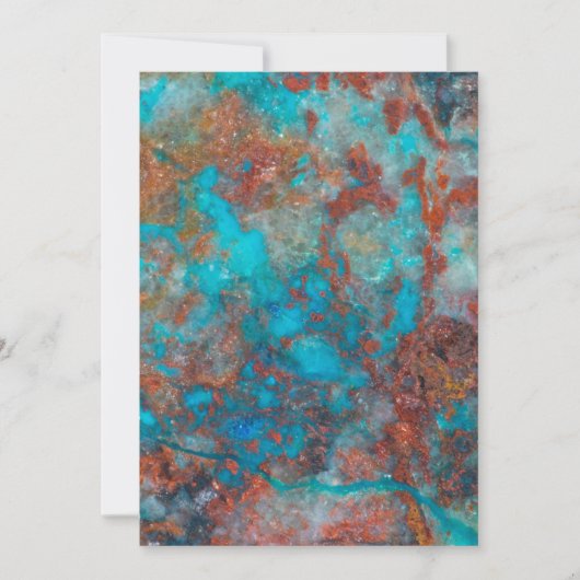 Blue And Red Shattuckite Karte (Vorderseite)