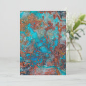 Blue And Red Shattuckite Karte (Stehend Vorderseite)