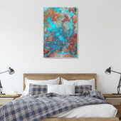 Blue And Red Shattuckite Leinwanddruck (Insitu (Schlafzimmer))