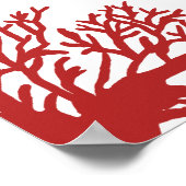 Blue and Red Tropical Fish Seating Chart 16x20 Poster (Ecke)