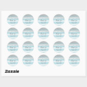 Blue and Silver Birthday Stickers (Blatt)