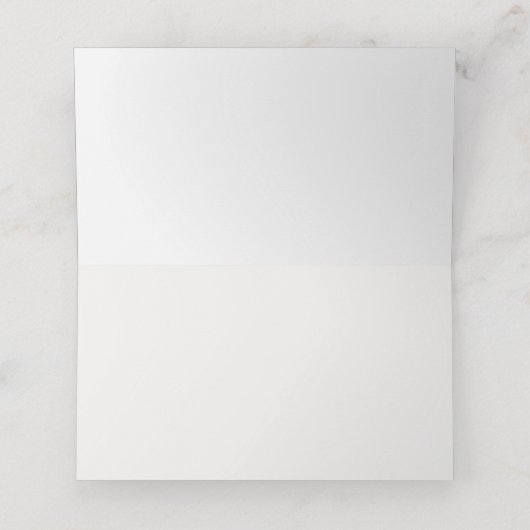 Blue and Silver Wedding Platzkarten (Innenseite Aufgefaltet)