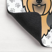 Blue and Tan Australian Terrier Niedlich Cartoon D Mousepad (Ecke)