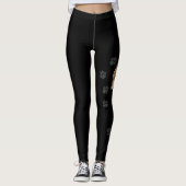 Blue and Tan Australian Terrier Niedlich Dog & Paw Leggings (Vorderseite)