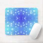 Blue and turquoise mouse pad with a bokeh pattern  mousepad (Mit Mouse)