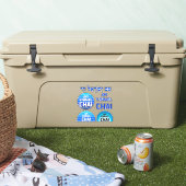 Blue and White Am Yisrael Chai Aufkleber (Kühler)