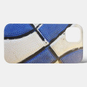 Blue and White Basketball Phone Case (Rückseite (Horizontal))