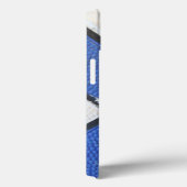 Blue and White Basketball Phone Case (Rückseite / Rechts)
