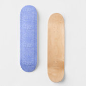 Blue And White Bubbles Skateboard (Vorderseite)