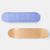 Blue And White Bubbles Skateboard (Horizontal)