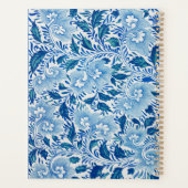 Blue and White Chinoiserie Planner Planer (Rückseite)