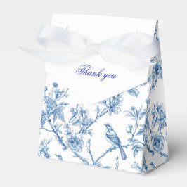 Blue and White Chinoiserie Vielen Dank Geschenkschachtel