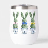 Blue and White Chinoiserie With Rabbit Topiaries (Vorderseite)