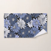 Blue and white daisy pattern handtuch (Handtuch)