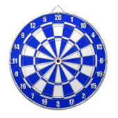 Blue and White Dart Board Dartscheibe (vorne)