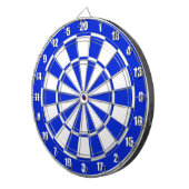 Blue and White Dart Board Dartscheibe (Vorderseite rechts)